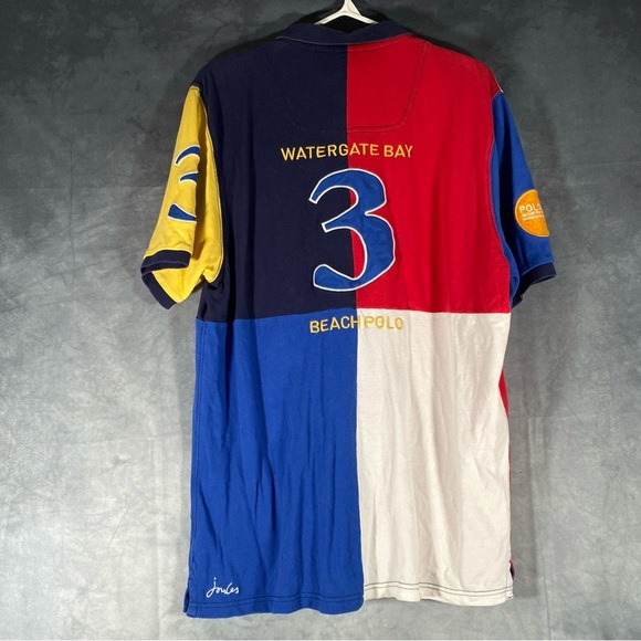 Joules Polo Shirt Embroidered Watergate Horse Equestrian Classic Mens Large - Picture 2 of 14